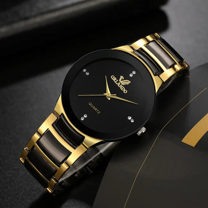 EDICIÓN ELITE | Reloj Negro de lujo Orlando™ para Status 🔱