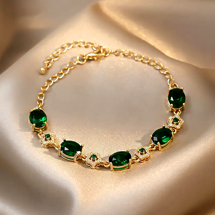 💎 Lanzamiento Exclusivo: La Pulsera de Esmeralda – El Toque Mágico de Carisma y Elegancia 💚